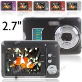 TFT LCD 8X Zoom Digital DC Câmera Digital com Anti-Shake Câm