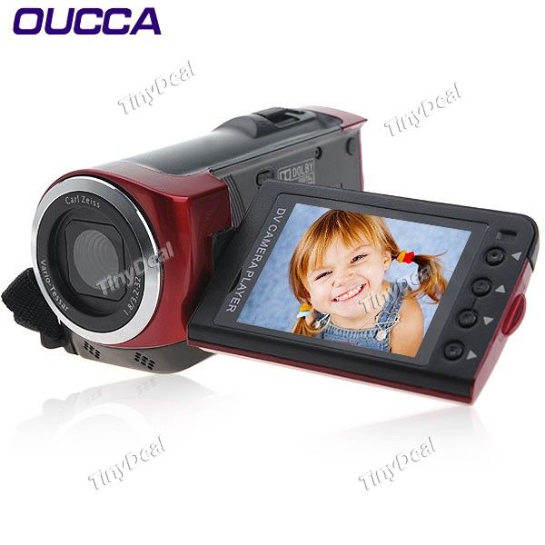 (ACCA) 2.4 "LCD 270 graus Tela DV Câmera de Vídeo TFT Rotary