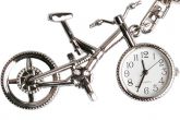 Quartz Clock Watch Silver Bicycle Design Pendant FKCHCK02