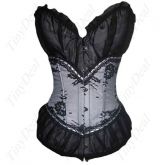 Bustier Shapewear Palace Party Costume - Gray NCB-42732