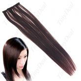 Fiber Hair Extension Hairpiece - Brownish Red NHP-NHP-38155