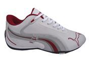 Tênis Puma Dri Branco e Vermelho MOD:10093