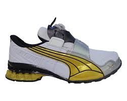 Tênis Puma Disc Cell Torino 2011 Branco e Dourado MOD:10677