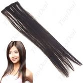 Synthetic Fiber Hair Extension Hairpiece - Natural Color NHP