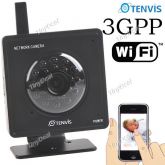 Incline sem fio WiFi 300K pixels 21-LED IR IP CCTV móvel da