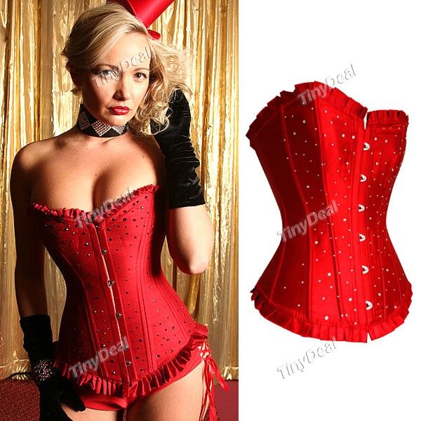 Bustier Shapewear Palace Party Costume - Red NCB-43331