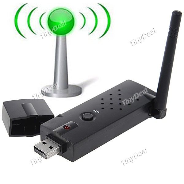 4-Channel 2.4GHz USB 2.0 Wireless USB DVR Camera Receiver wi