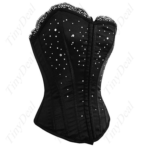 Mulheres sem mangas Fivela Fastener Corset Bustier Shapewear